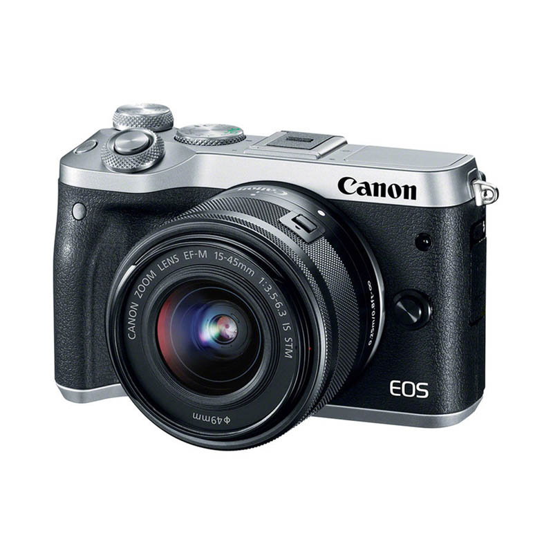 Canon EOS M6 Body & EF-M 15-45mm f/3.5-6.3 IS STM • silver