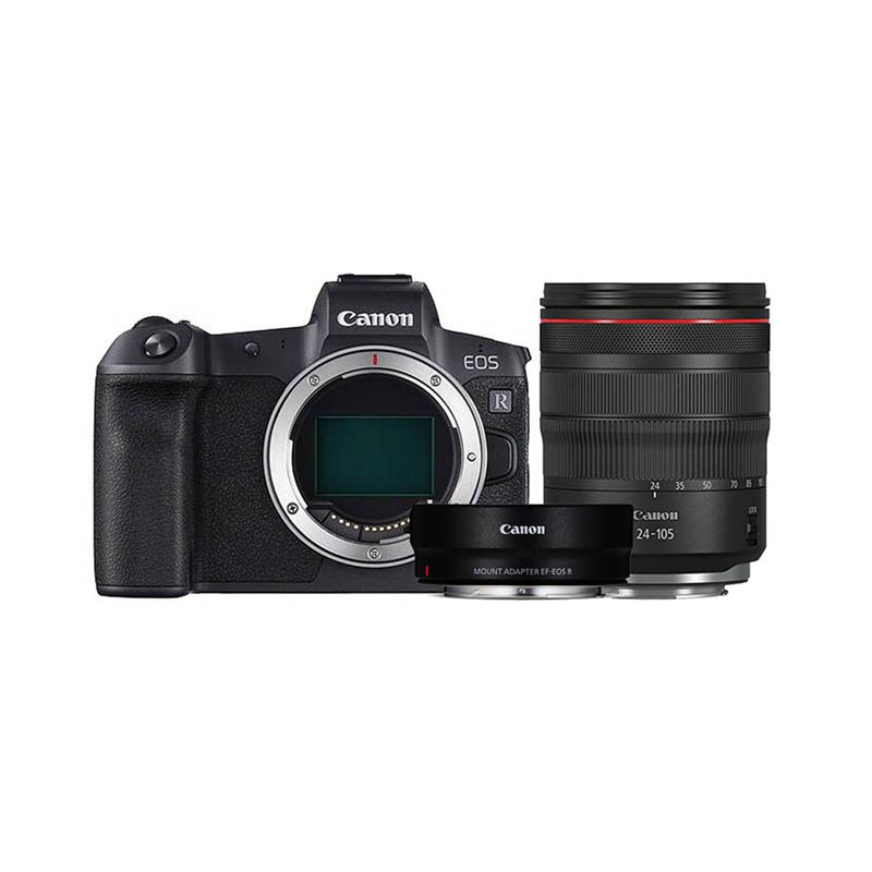 Canon EOS R Body & RF 24-105mm f/4L IS USM &  Adapter EF-EOS R