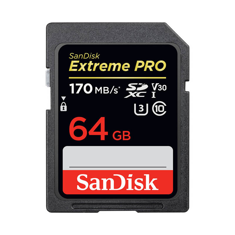 SanDisk Extreme Pro UHS-I SDXC U3 170MB/s 64GB