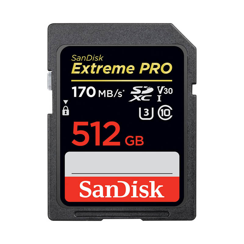 SanDisk Extreme Pro UHS-I SDXC U3 170MB/s 512GB